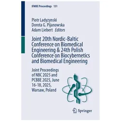 Joint 20th Nordic-Baltic Conference on Biomedical Engineering & 24th Polish Conference on, Fachbücher von Piotr Ladyzynski, Dorota G. Pijanowska, Adam Liebert