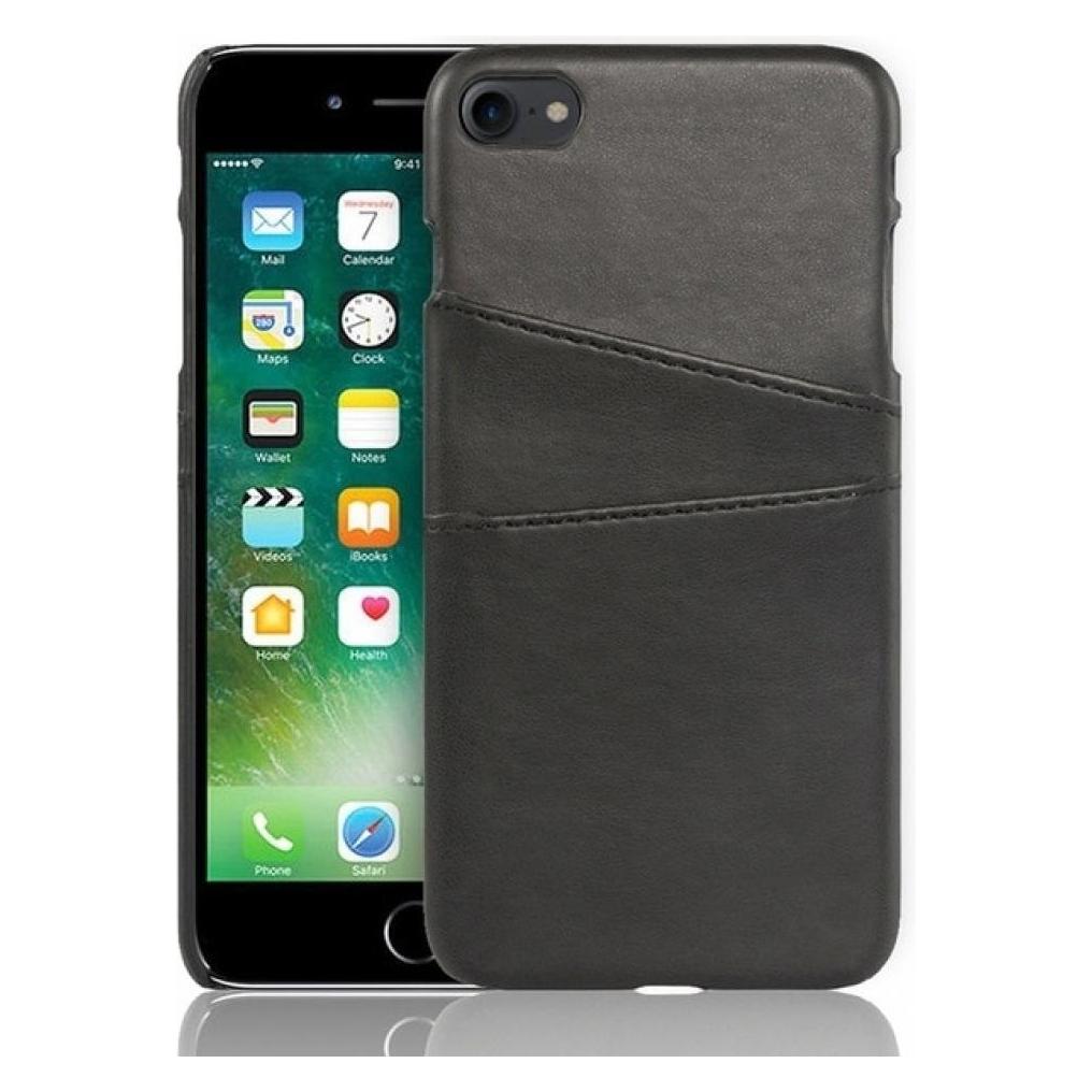 Screenguard Apple iPhone SE 2020 CardCaddy Leder Backcase mit Kartenfächern (Apple iPhone SE (2nd Gen)) (00024830)