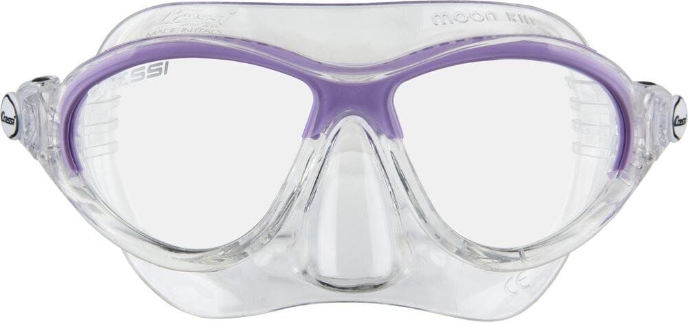 Schwimmbrille CRESSI "Moon Clear/Lilac", lila, transparent, Sportbrillen, Kinder, Schwimmbrille lila, transparent Einheitsgröße