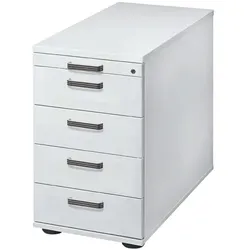 OTTO Office Premium Standcontainer »OTTO Office Line III« mit klassischen Schubladen grau, 43x76x80 cm
