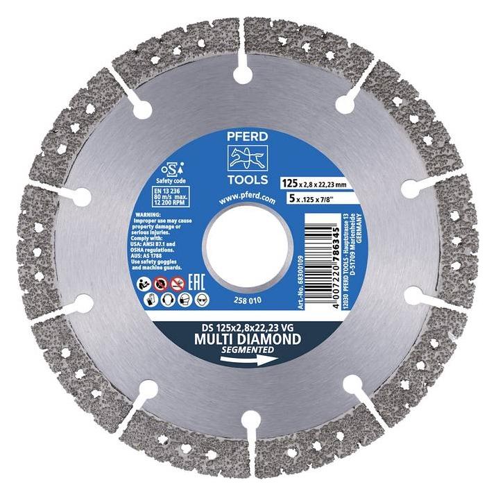 Pferd TOOLS 68300111 DS 230x3,1x22,23 VG Diamanttrennscheibe Durchmesser 230 mm (68300111)