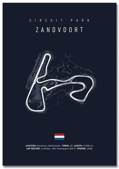 Inspire Select F1 Circuit Track Canvas Wall Art Nurburgring Monza Silverstone Motorsport Racing Poster cj54951 11.8 X 17.7 In unframed