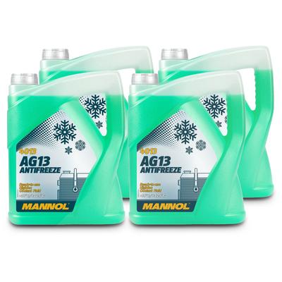 Mannol 4x 5 L Antifreeze AG13 (-40) Hightec Kühlerfrostschutzmittel [Hersteller-Nr. MN4013-5]