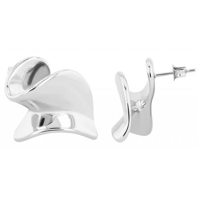 Paar Ohrstecker ADELIA´S "Damen Ohrstecker aus Edelstahl", silber, Ohrringe, Damen, Damen, Edelstahl