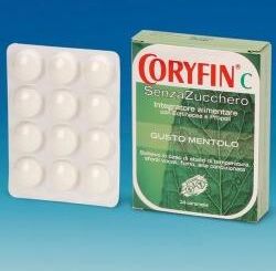 Coryfin C Senza Zucchero Caramelle Al Mentolo Integratore 24 Pezzi
