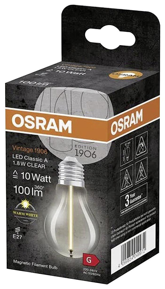 Osram LED Filament lamp E27 warm wit 1,8W