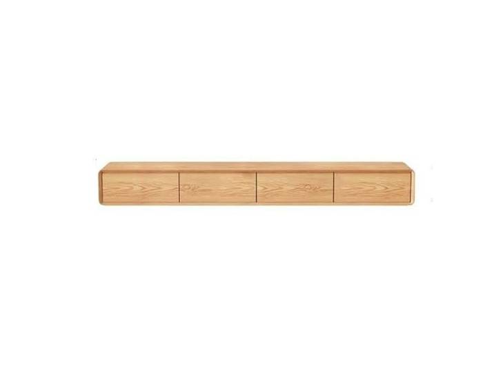 Schwebender TV-Ständer, modernes wandmontiertes Entertainment-Center Mit 4 Türen for Schlafzimmer und Wohnzimmer hängend