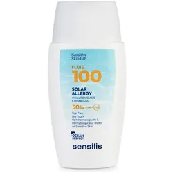 Sensilis, Sonnencreme, Ultrafluid 100 Solar Allergy Anti-Aging Schutz mit Hyaluronsäure und Vitamin E 40ml (SPF 50+, 40 ml)