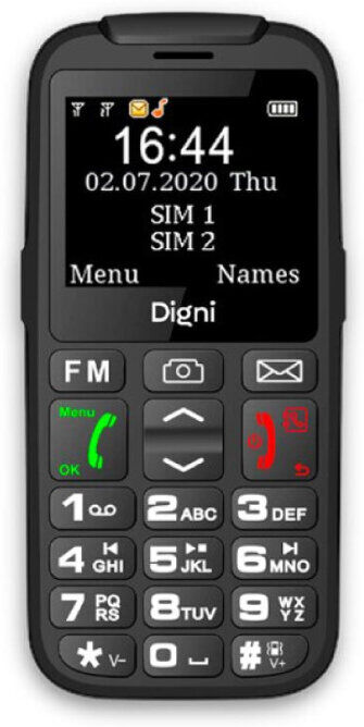 TELEMÓVEL E-STAR DIGNI TALK PRETO