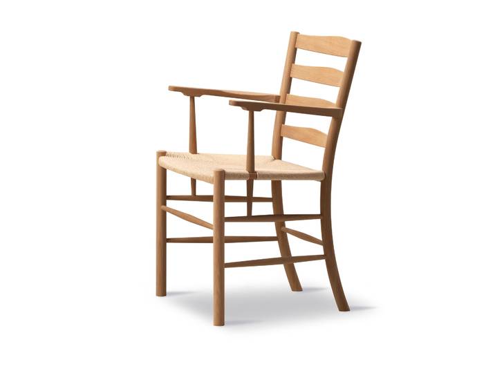 Fredericia Furniture Fauteuil Klint Tressé naturel-chêne huilé