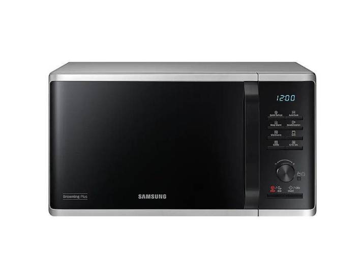 SAMSUNG Mikrowelle Mikrowelle MG23K3505AS/SW , silber (silberfarben), B:48,9cm H:27,5cm T:39,2cm, Mikrowellen, Mikrowelle