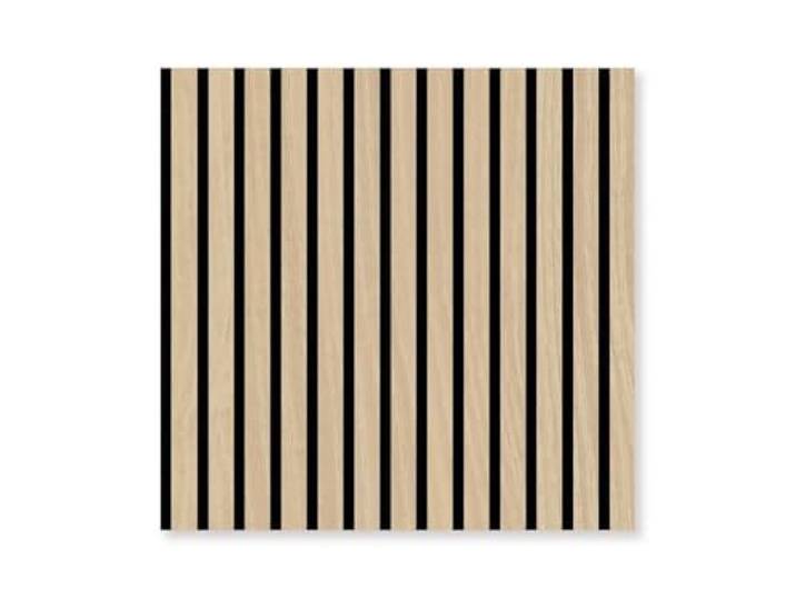 JANGAL Modular Wall Akustikpaneel, Echtholz Furnier Eiche (52x52 cm), Modulares Wandpaneel, mit recyceltem PET-Filz, zum Kleben oder Schrauben, Wandverkleidung, Wand Deko (Fanal Oak Furnier)