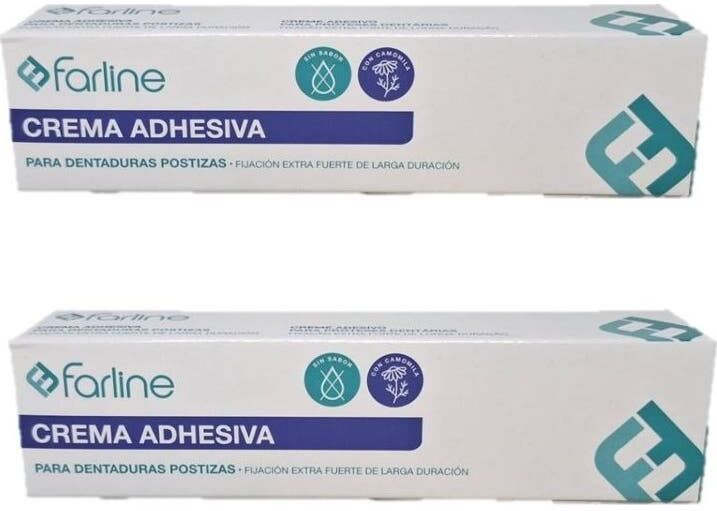Farline Crema Adhesiva Prótesis Dental 2 X40 g