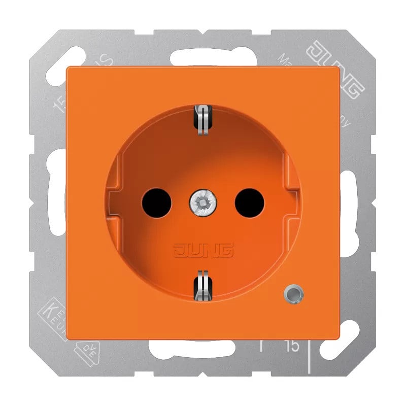 Jung SCHUKO-stopcontact 16 A 250 V met kinderbeveiliging type A 1520 BF KO (A1520BFKOO)