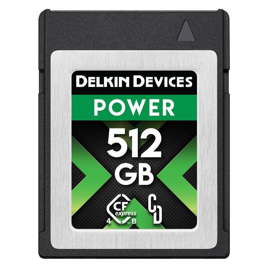 Delkin CFexpress Power R3650/W3240/SW820 (4.0) 512GB (512 GB, CFexpress Typ B) (DCFX4P512)