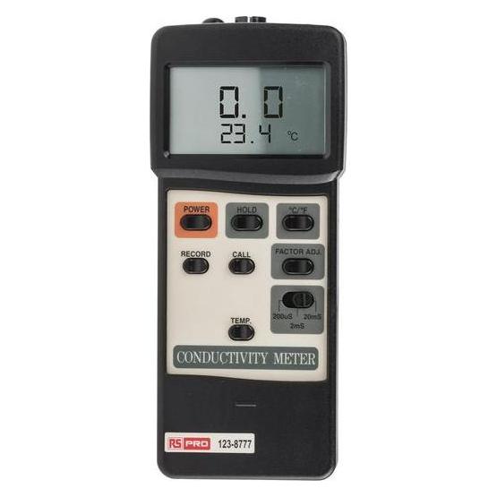 RS PRO Conductivity meter w/RS-232 serial link (1238777)