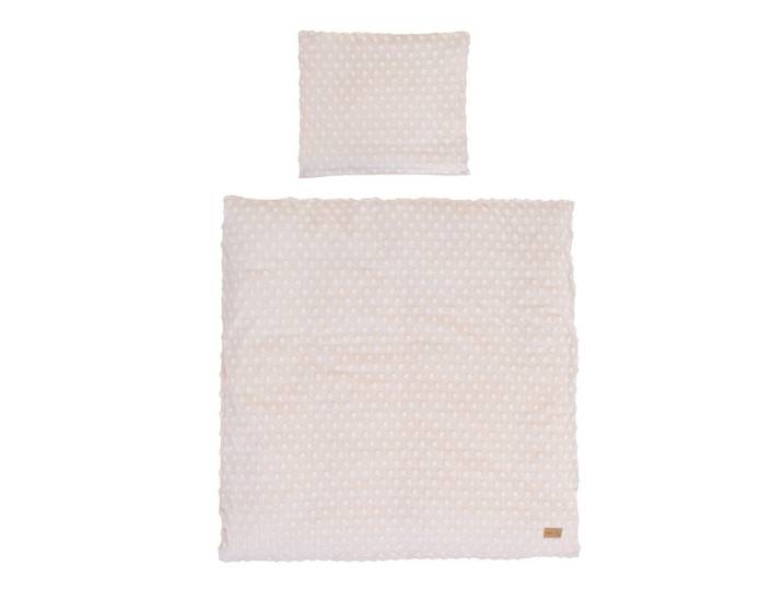 WIEGENBETTWÄSCHE Frosty Almond 80x80 cm - Beige