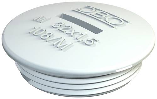 OBO Bettermann 2033016 108 M25 PS Verschlussschraube PG25 Kunststoff Lichtgrau