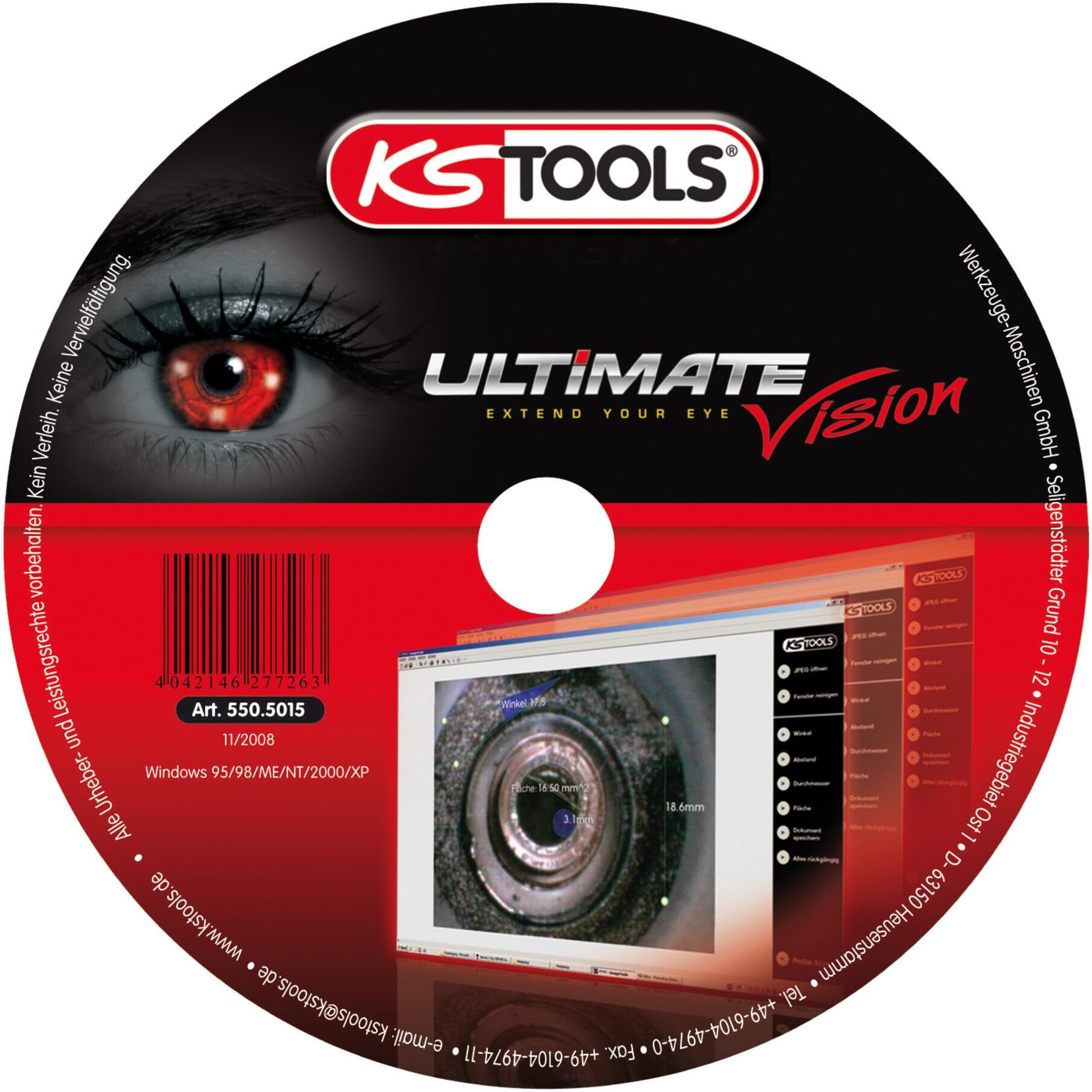 KS Tools Vermessungs-Software zur technischen Dokumentation (550.5015)