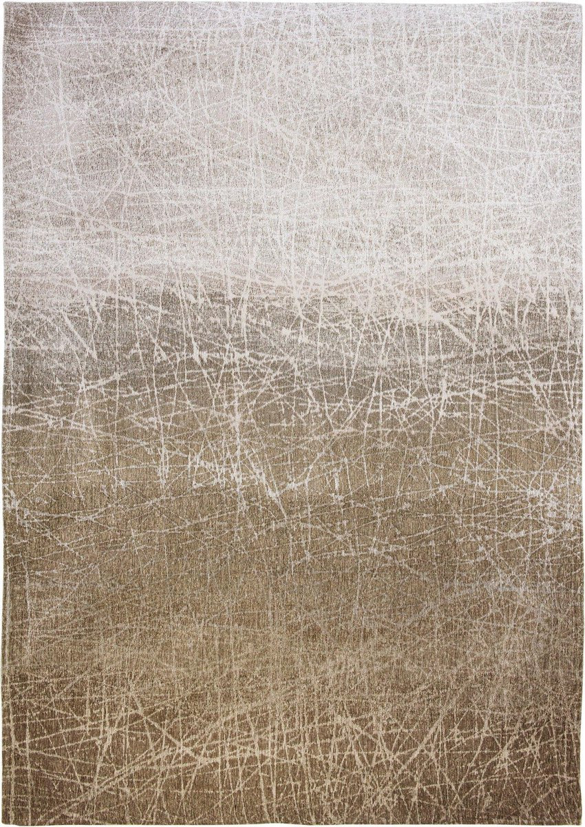 Louis de Poortere Vloerkleed Fahrenheit Blast Beige Abstract KATOEN/POLYESTER