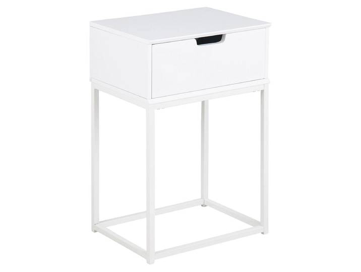 Nachttisch MITRA 1 Schublade 30x40x61.5cm weiss weiss