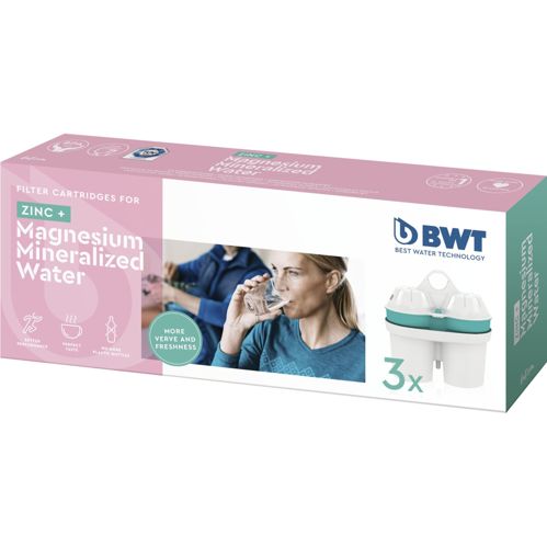 BWT 3er Pack +Zink Magnesium Mineralized Water