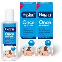 HEDRIN® ONCE Liquid Gel Doppelpack 2X100 ml