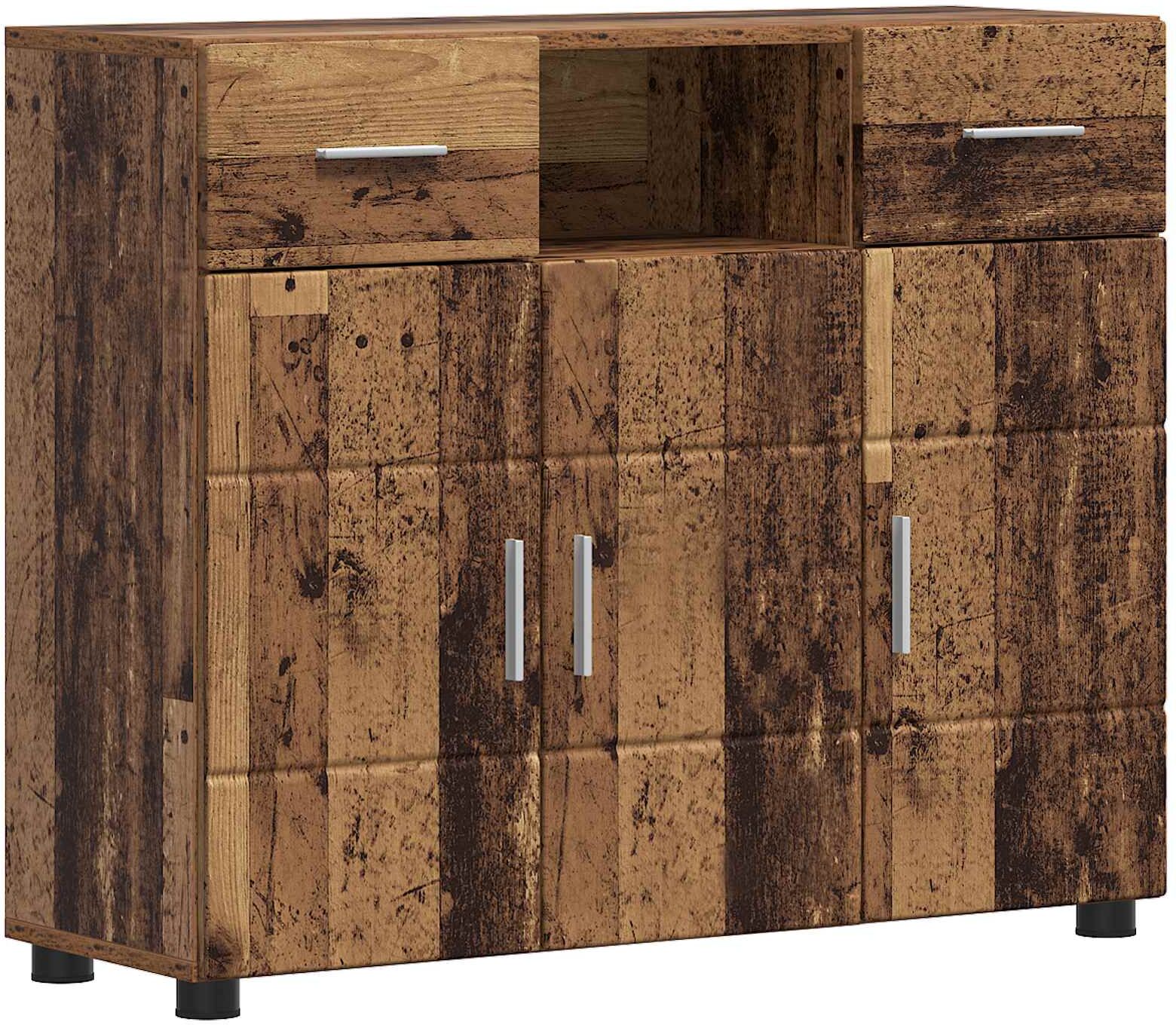 vidaXL Cabinet en Bois Bois ancien Bois d'ingénierie