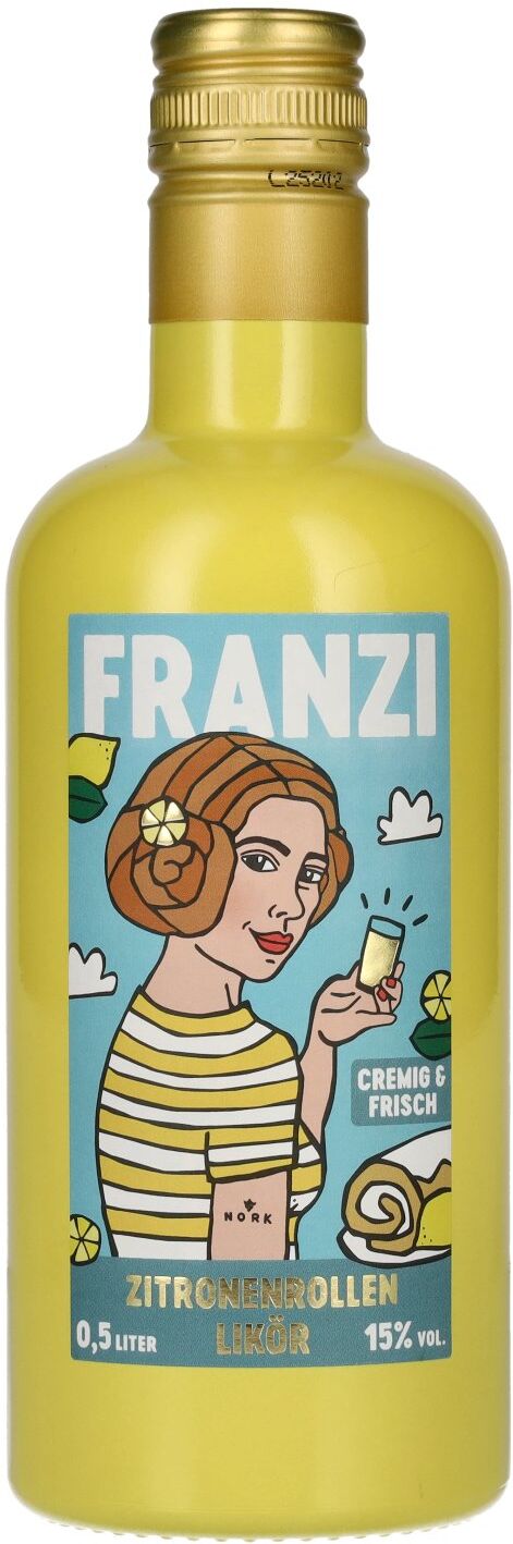 Franzi Likör Franzi Zitronenrollen Likör 15% Vol. 0,5l
