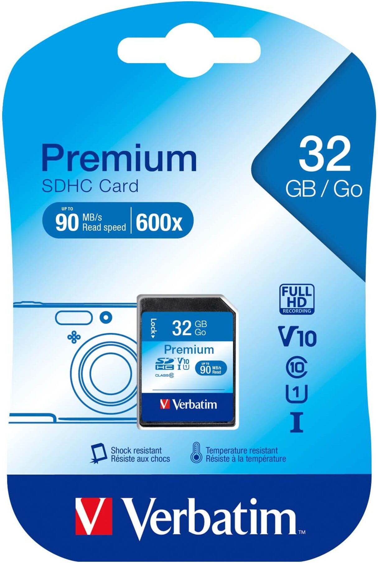 Verbatim SDHC-Card 32GB Class 10 43963)