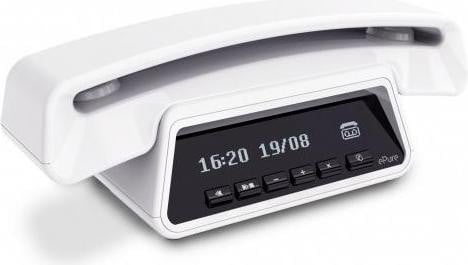 Alcatel ePure#3 Premium DECT-telefoon met draadloze headset en luidsprekerfunctie, Wit
