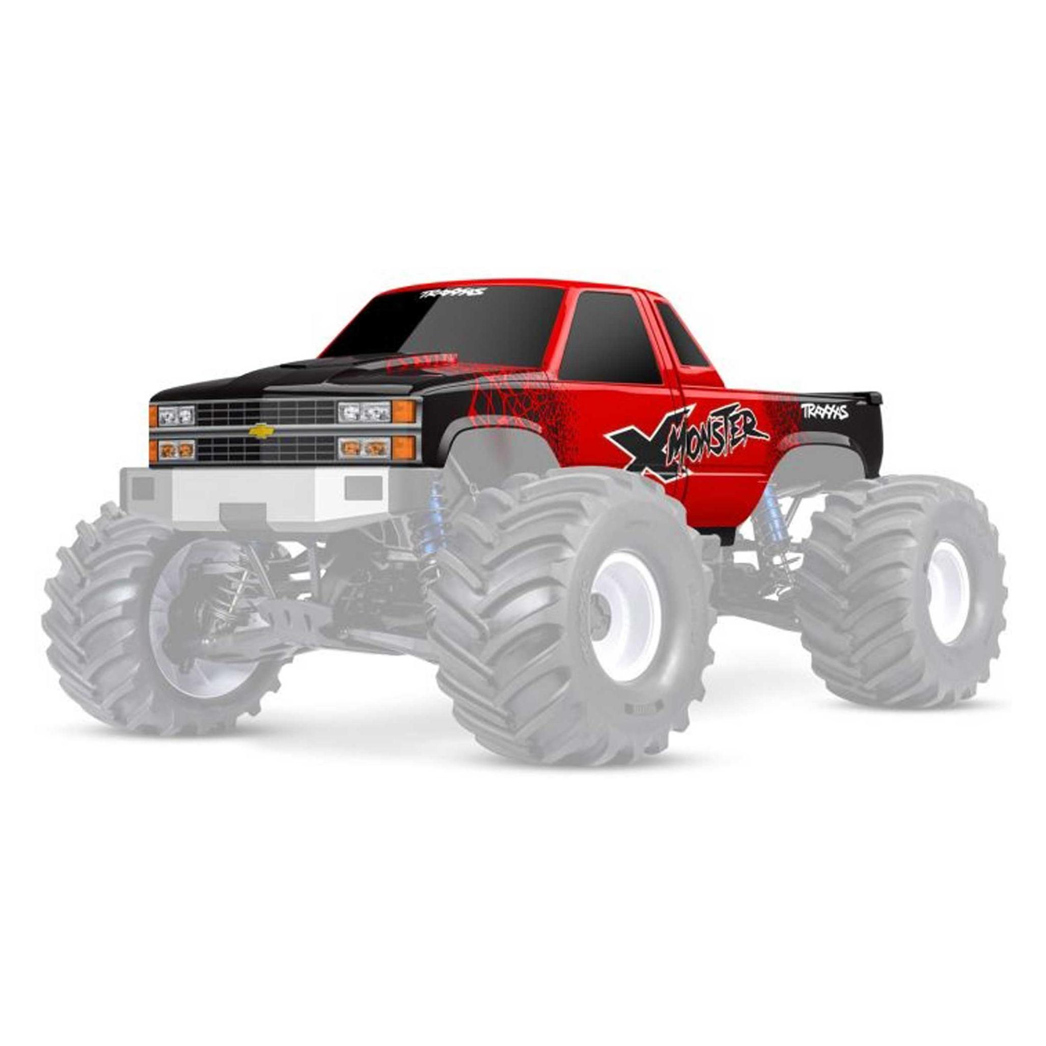Traxxas Karosserie X-Maxx-MT Chevy K1500 rot mit Aufkleber (TRX7697-RED)