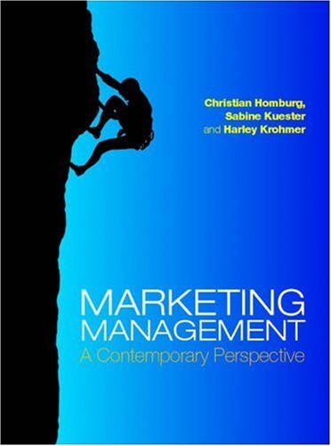 Christian Homburg - Marketing Management: A Contemporary Perspective - Preis vom 30.09.2026 09:01:18 h
