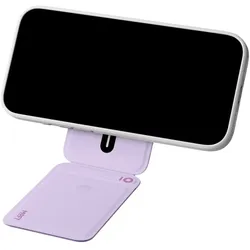 MOFT Magnetic Stand with Wallet for Smartphone Movas Trackable Tripod MagSafe peony, Smartphone Halterung, Violett