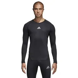 adidas Alpha Skin Funktionshirt langarm schwarz M