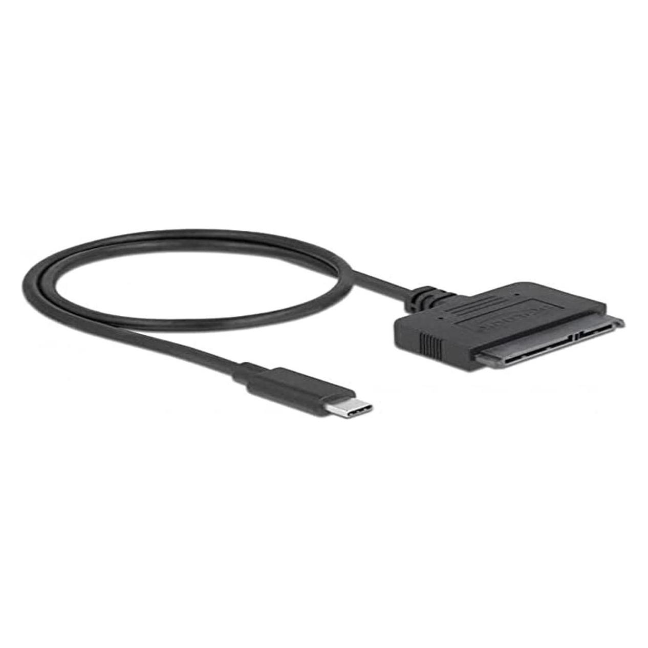Delock USB Type-C Konverter zu 22 Pin SATA 6 Gb/s (50 cm, SATA) (63803)