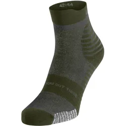 Odlo, Unisex, Sportsocken, Performance Merino Trail, Grün