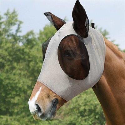 Multisell Products Hub Horse Fly Mask, Multifunctional Horse Mosquito Mask, Comfortable Sun UV Protection, Breathable Mesh Face Mask grey