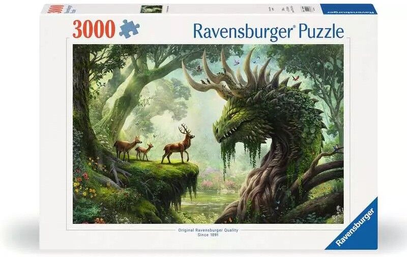 Ravensburger Puzzle 3000 pièces - Le réveil du dragon de la forêt
