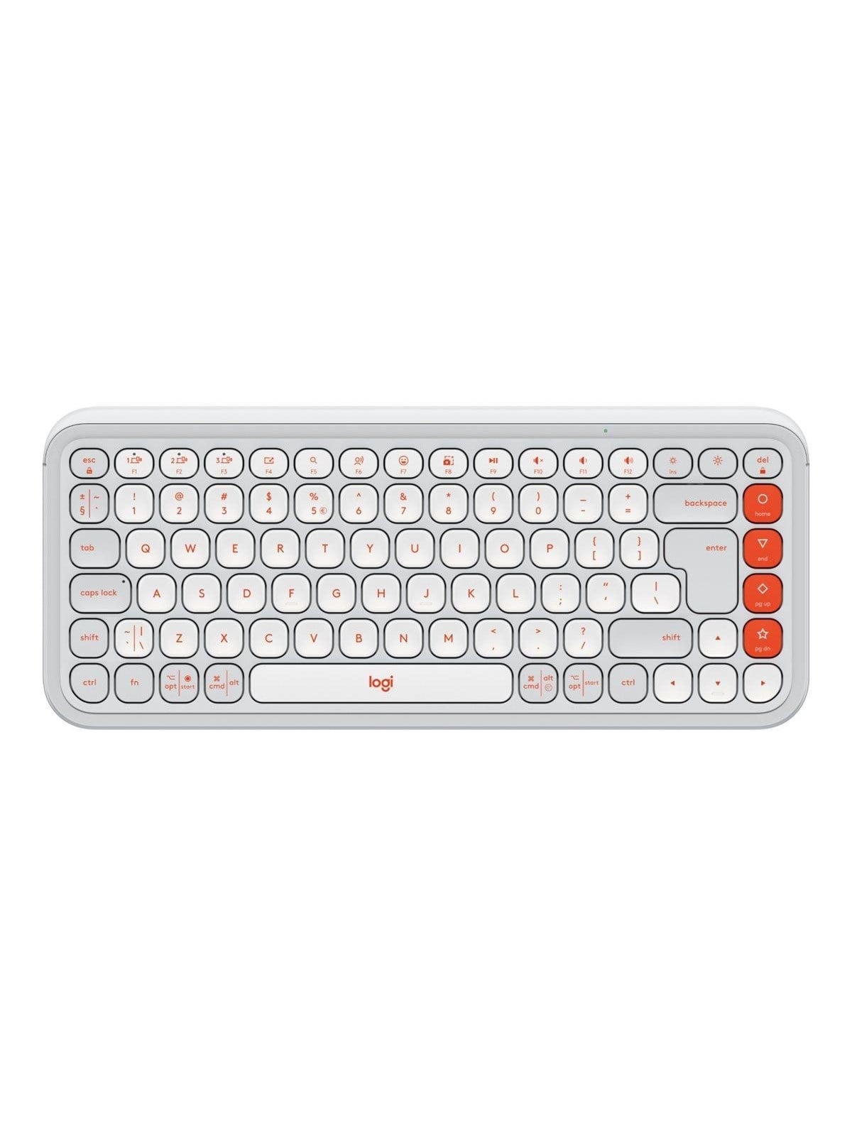 Logitech POP Icon Keys - Tastatur - Englisch (US) - Weiss