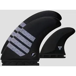 Futures Fins Twin Tri Rasta Alpha Finne Set black Gr. Uni