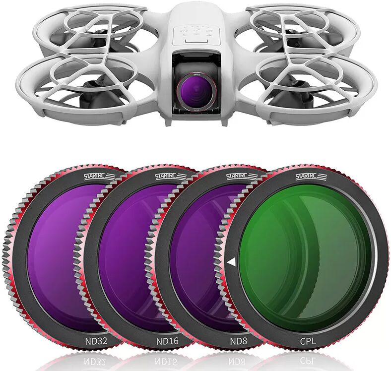 INF Jeu de filtres DJI NEO pour drones : ND8, ND16, ND32