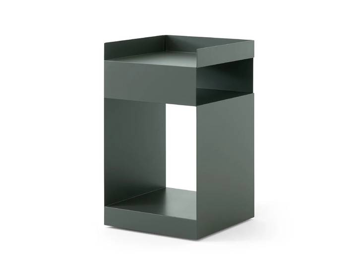 &Tradition - Rotate Beistelltisch SC73, 59 x 35 cm, Stahl, Hunter