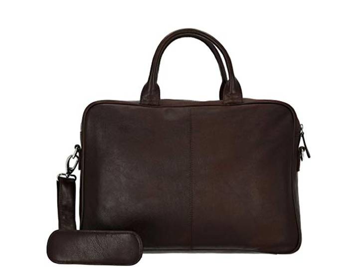 Dermata Aktentas leer 39 cm laptopvak