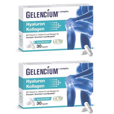 Gelencium Hyaluron Kollagen hochdos.Vitamin C Kps. 2x 2x30 St Kapseln