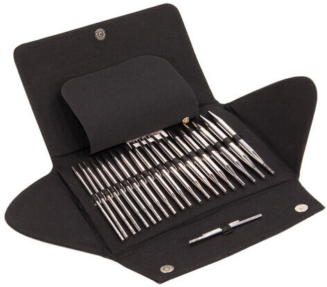 addiClick Rundstricknadel-Set "Basic", Messing, Stärken: 3,5–10