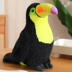 Plüsch Tukan Vogel Plüschtier Maskottchen Kuscheltier Gelb 20cm
