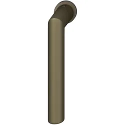 FSB, Fenstergriff, Fenstergriff 341076 - Griff auf runder kleiner Rosette, Alu mittelbronze