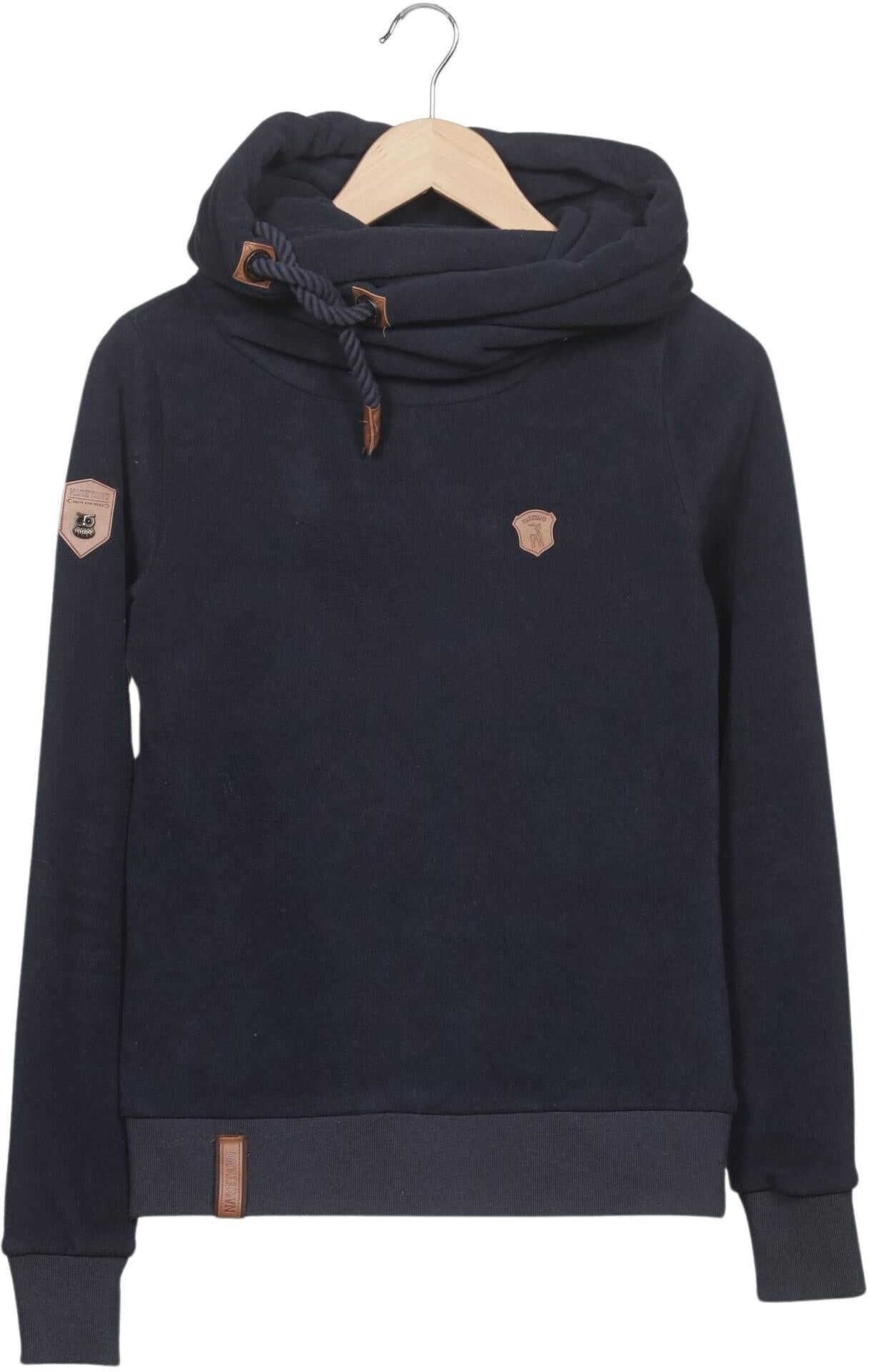 Naketano Damen Kapuzenpullover, Marineblau, Gr. S, Synthetik - Second Hand