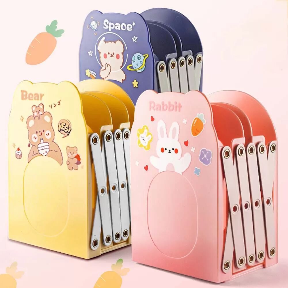 INF Ausziehbarer Buchstütze mit Stifthalter - Naughty Bear Design Blau